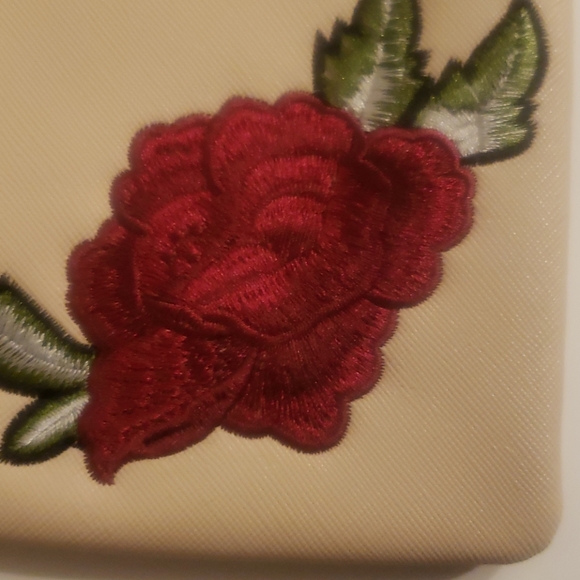 Dune London | Tan Rosette Clutch | Makeup Pouch - Picture 4 of 8